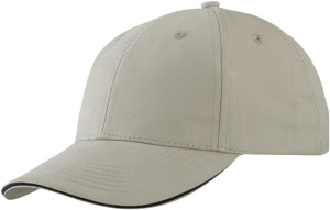 Light Brushed 6 Panel Sandwich Cap - Reklamnepredmety