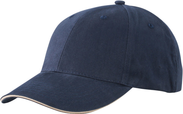 Light Brushed 6 Panel Sandwich Cap