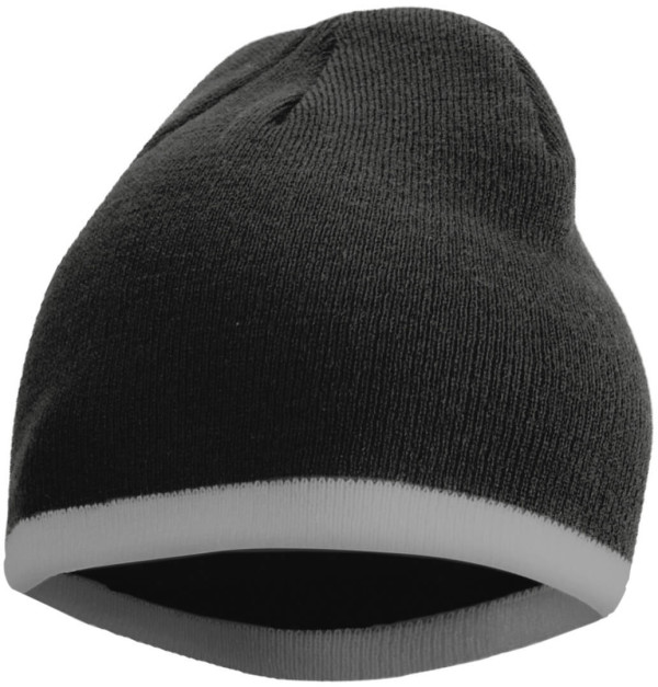 Beanie with contrasting border