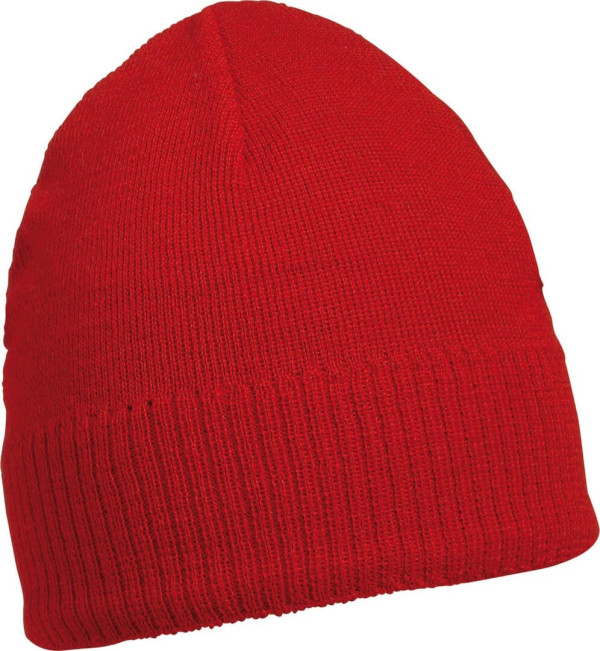 Knitted Beanie with Fleece Insert