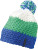 3-colour crocheted hat with pompon - 224DF008-23EC-43A6-9131-3BDBA1CD6991 - variant CC 037940e8399