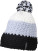 3-colour crocheted hat with pompon - 4D557532-3C08-42FA-A075-5B8D512B72AE - variant CC 037940e8199