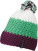 3-colour crocheted hat with pompon - 5C0F12A7-917D-44C1-B675-8B1368AA210A - variant CC 037940e8299