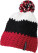 3-colour crocheted hat with pompon - 5ECBEBB0-537E-4438-BF9C-8A3CF08E1CF2 - variant CC 03794065399
