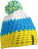 3-colour crocheted hat with pompon - EB55EE89-DA2A-470B-9A0D-4C8E6D97AD01 - variant CC 037940j8299