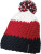 3-colour crocheted hat with pompon - F4C07CE3-807F-4499-8A4A-709B866CADF4 - variant CC 03794085999