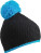 Crocheted hat with contrasting border and pompon - 885FD0A0-F54A-4983-AEB9-5B879C57EF42 - variant CC 037964e4399