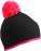 Crocheted hat with contrasting border and pompon - B5720950-0311-4F23-947F-5839C5E9003A - variant CC 037964j9499
