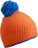 Crocheted hat with contrasting border and pompon - C9D69BB1-426D-4896-982D-16807DA2D250 - variant CC 03796486999