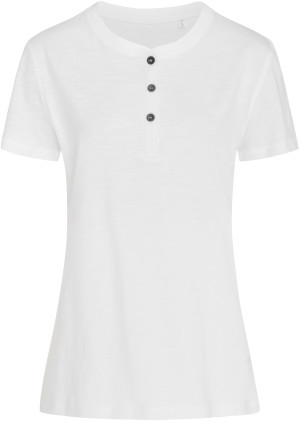 Ladies' Henley Slub T-Shirt