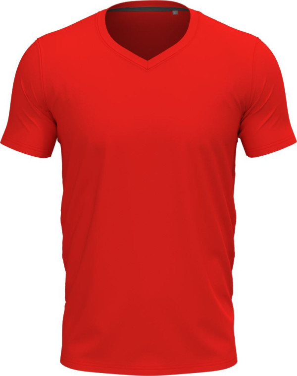 Men's T-shirt with V-neck Clive