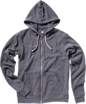 Unisex Triblend Full Zip Hoodie - Reklamnepredmety