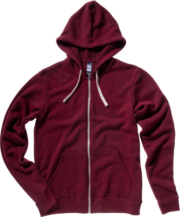 Unisex Triblend Full Zip Hoodie