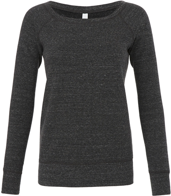 Triblend Slouchy Wideneck Sweatshirt