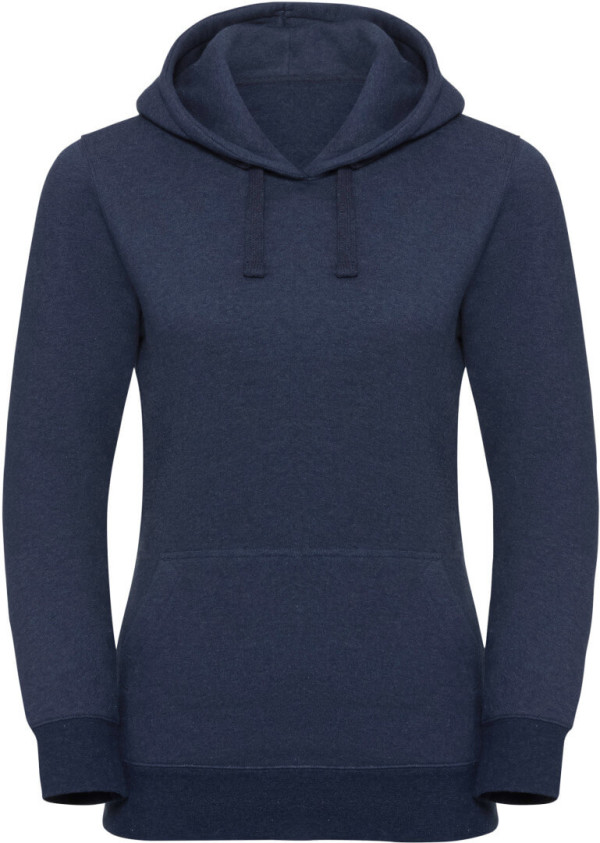 Ladies' Authentic Melange Hooded Sweat