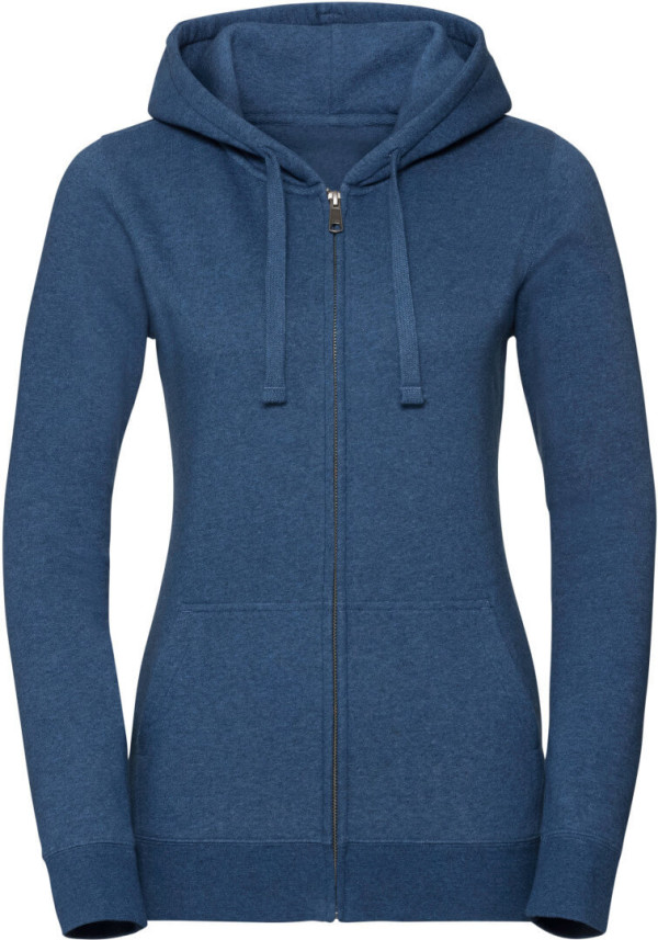 Ladies' Melange Hooded Sweat Jacket