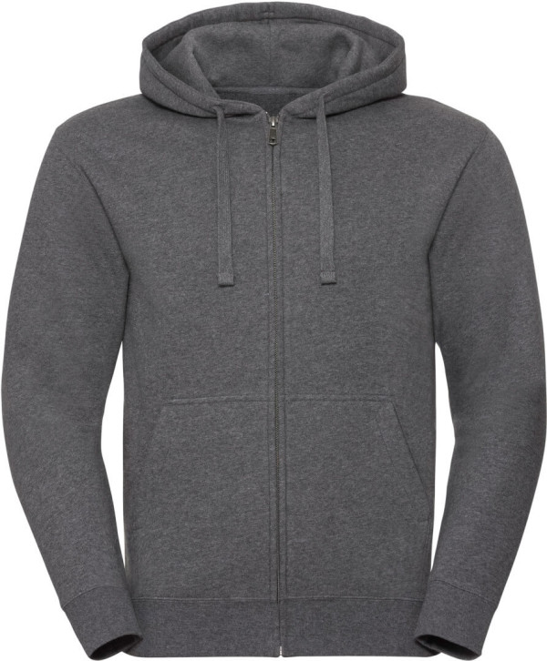 Men's Melange Hooded Sweat Jacket