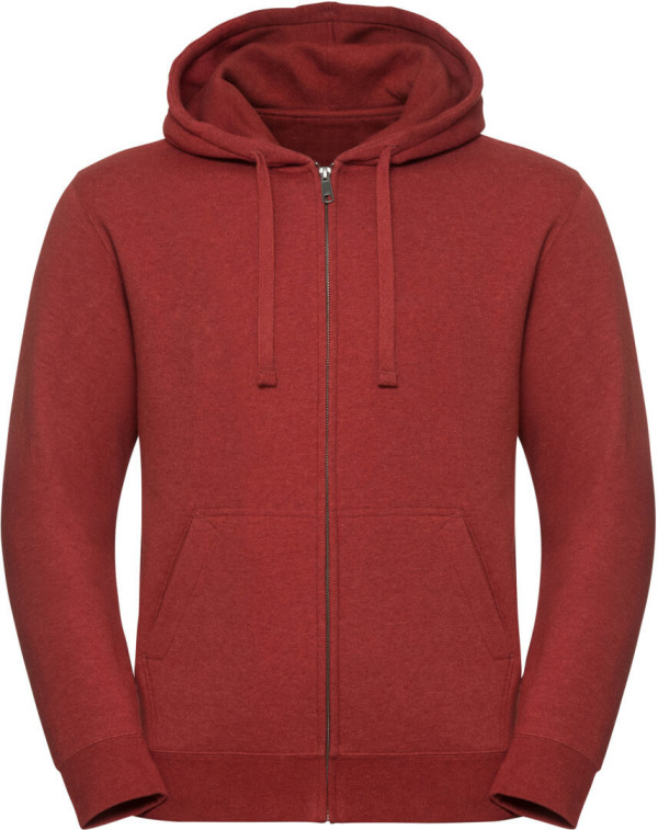 Men's Melange Hooded Sweat Jacket