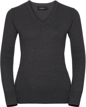 Ladies' Knitted V-Neck Pullover - Reklamnepredmety