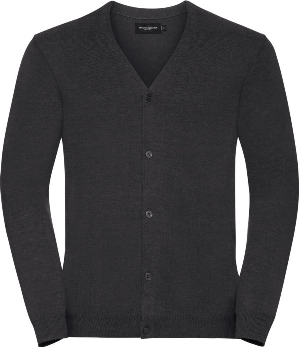 Men's V-Neck Knitted Cardigan