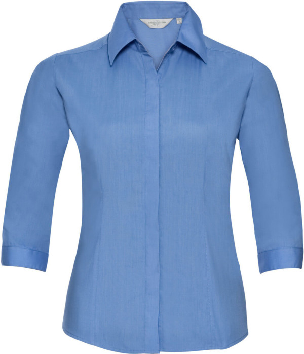 Poplin Blouse 3/4 Sleeve