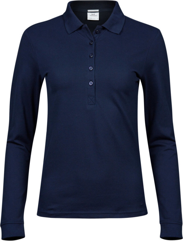 Ladies' Luxury Piqué Stretch Polo longsleeve