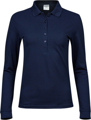 Ladies' Luxury Piqué Stretch Polo longsleeve - Reklamnepredmety