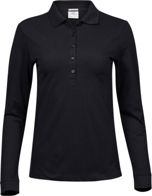 Ladies' Luxury Piqué Stretch Polo longsleeve - Reklamnepredmety