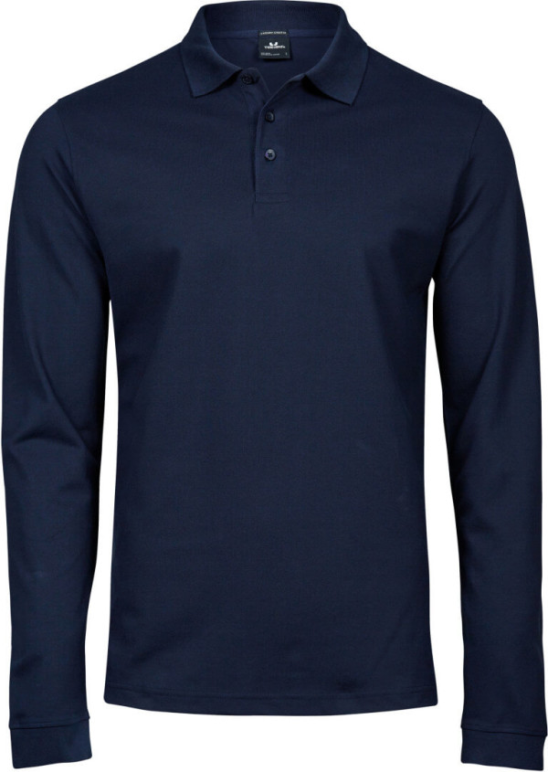 Men's Heavy Luxury Piqué Stretch Polo longsleeve