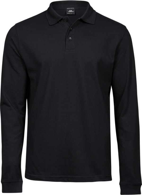 Men's Heavy Luxury Piqué Stretch Polo longsleeve