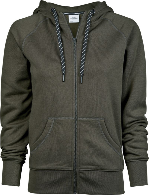 Ladies' Fashion Hooded Sweat Jacket