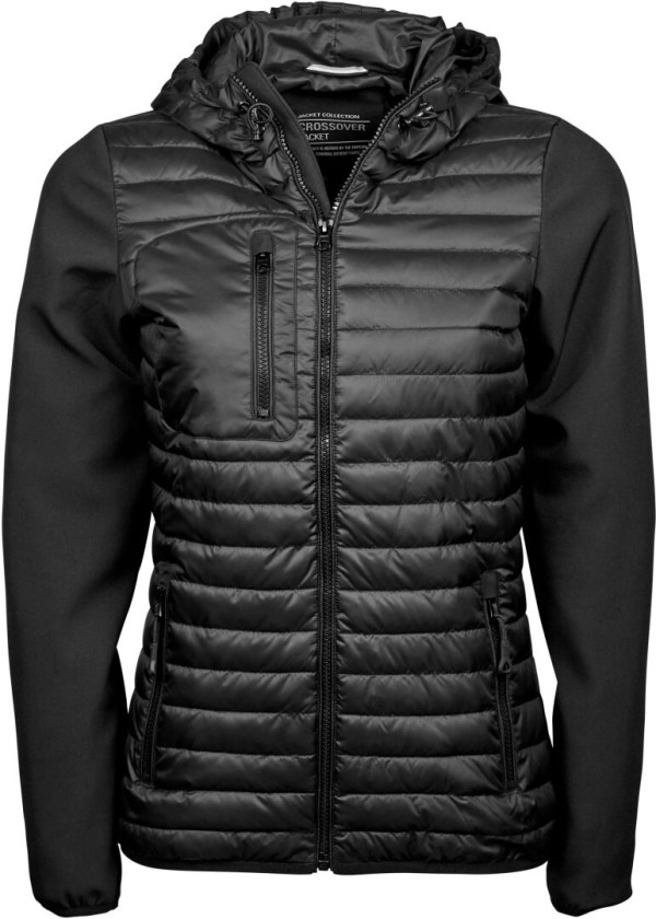 Ladies' Hooded Crossover Jacket