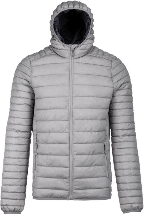 Men's light hooded padded jacket