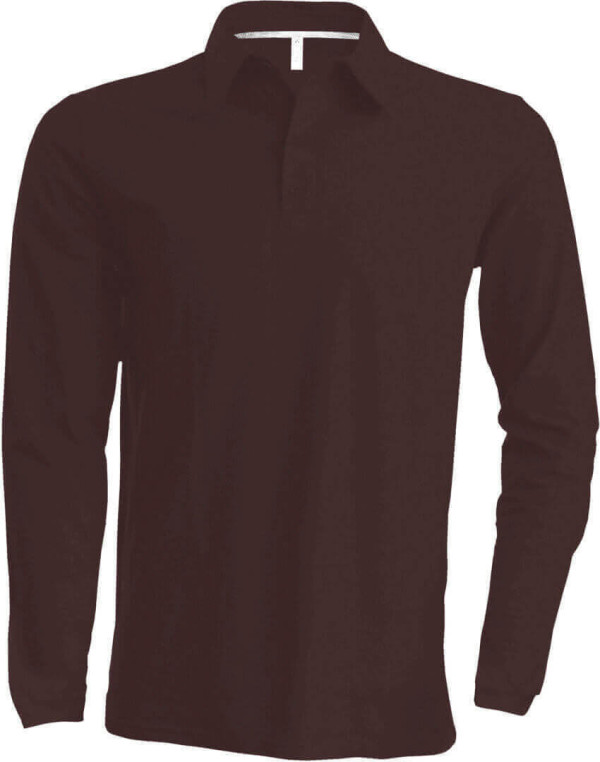 Men's Piqué Polo longsleeve