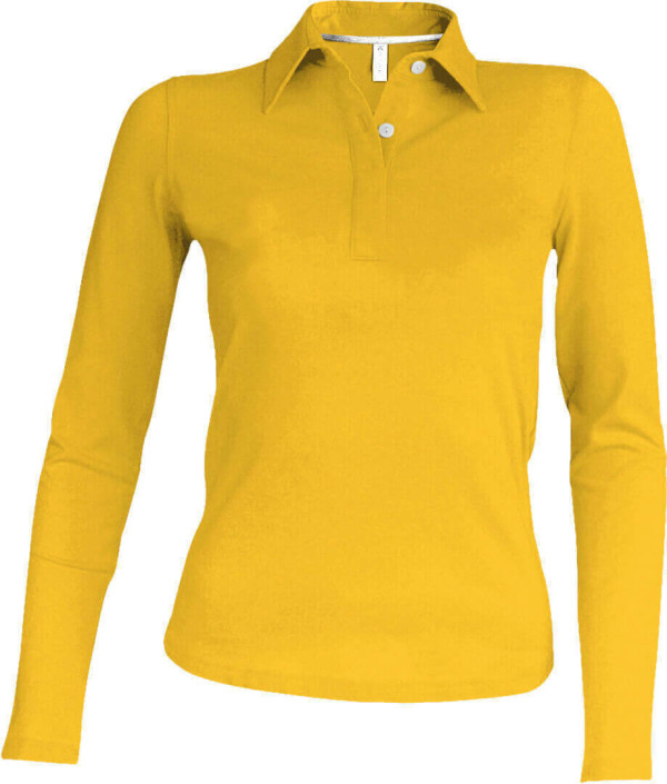 Ladies' Piqué Polo longsleeve