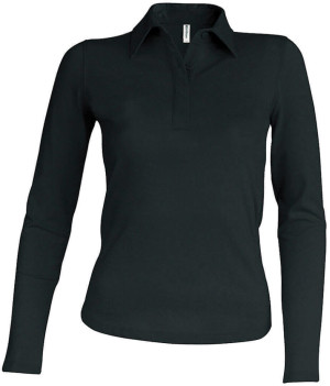 Ladies' Piqué Polo longsleeve - Reklamnepredmety