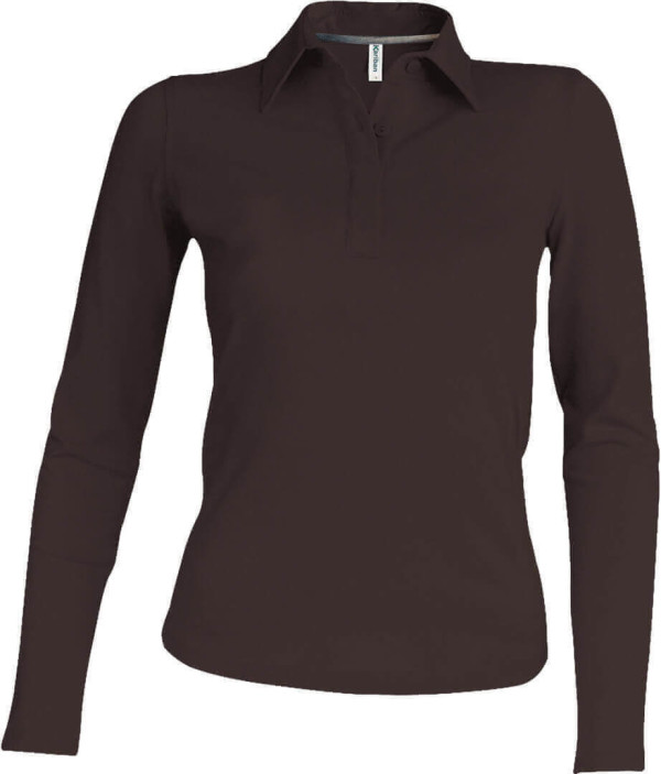 Ladies' Piqué Polo longsleeve