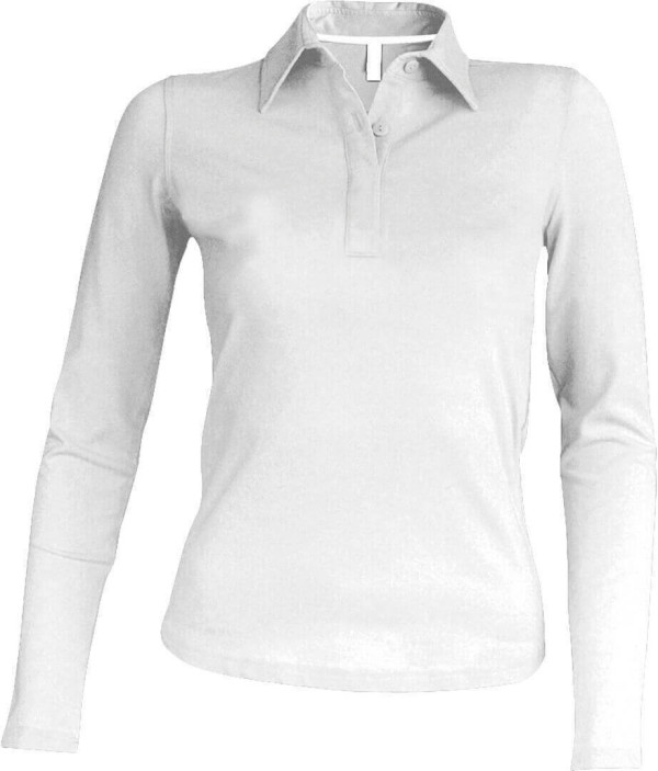 Ladies' Piqué Polo longsleeve