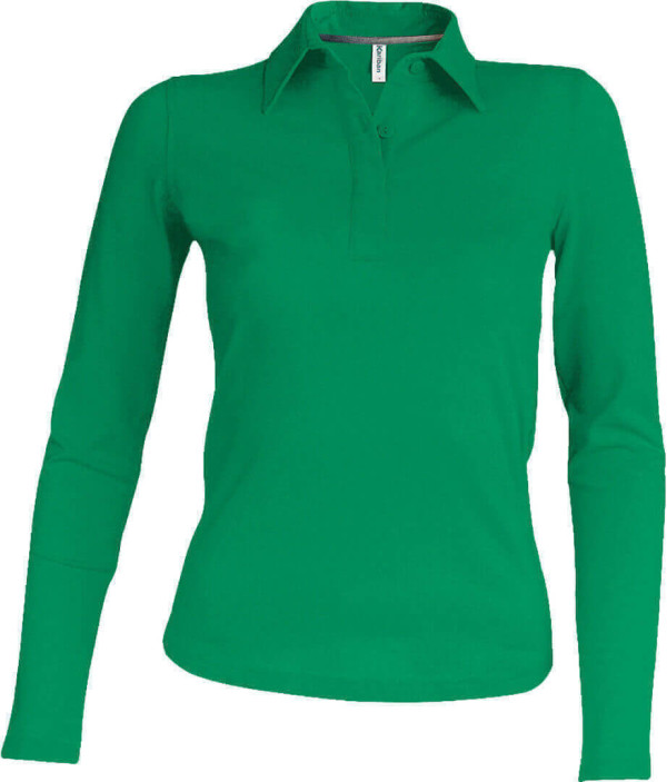 Ladies' Piqué Polo longsleeve