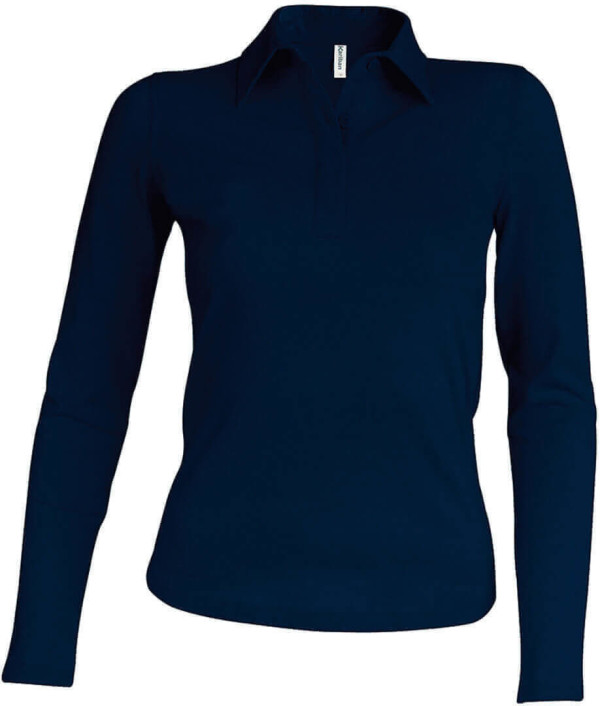 Ladies' Piqué Polo longsleeve