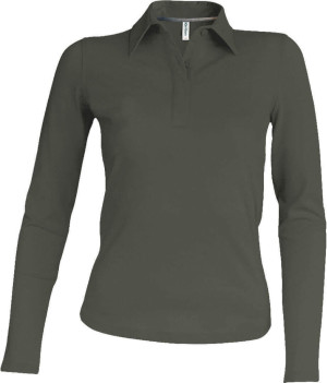 Ladies' Piqué Polo longsleeve - Reklamnepredmety