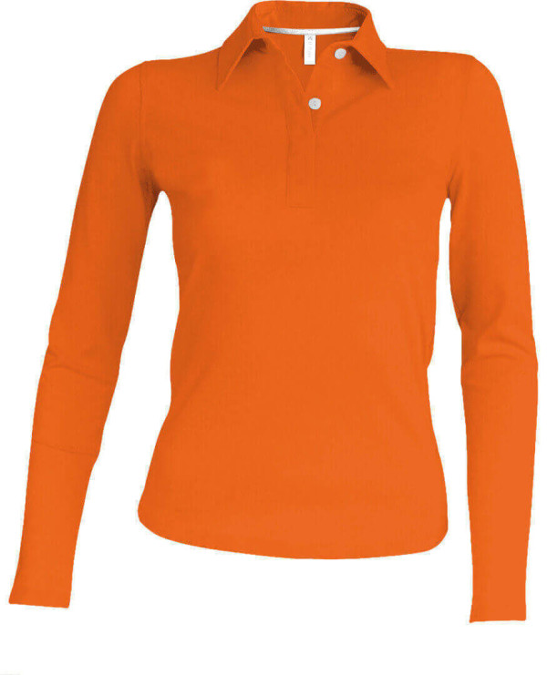 Ladies' Piqué Polo longsleeve