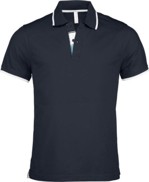 Men's Contrast Piqué Polo - Reklamnepredmety
