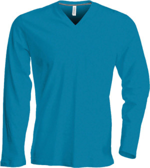 Men's V-Neck T-Shirt longsleeve - Reklamnepredmety