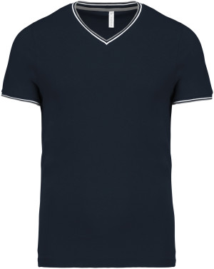 Men's Piqué V-Neck T-Shirt - Reklamnepredmety