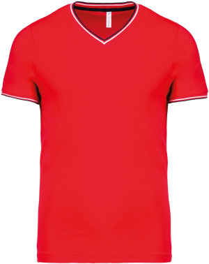 Men's Piqué V-Neck T-Shirt - Reklamnepredmety