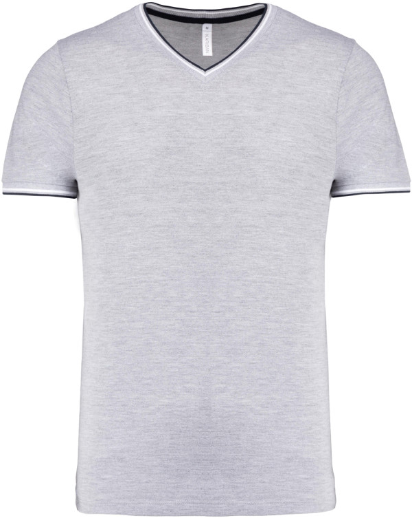 Men's Piqué V-Neck T-Shirt