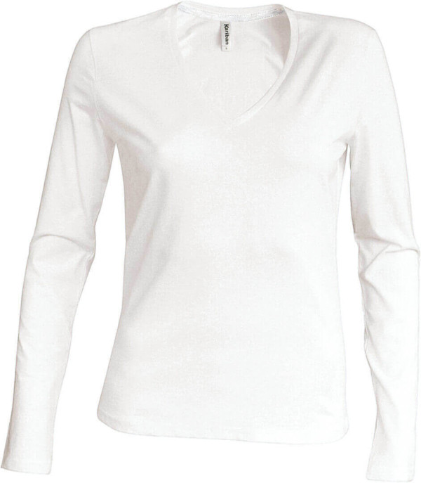 Ladies' V-Neck T-Shirt longsleeve