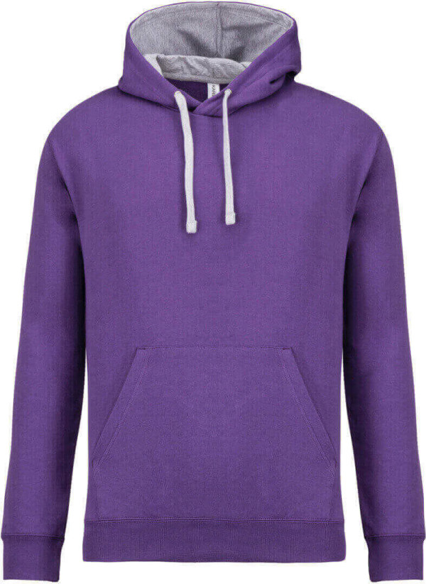 Contrast Hooded Sweatshirt