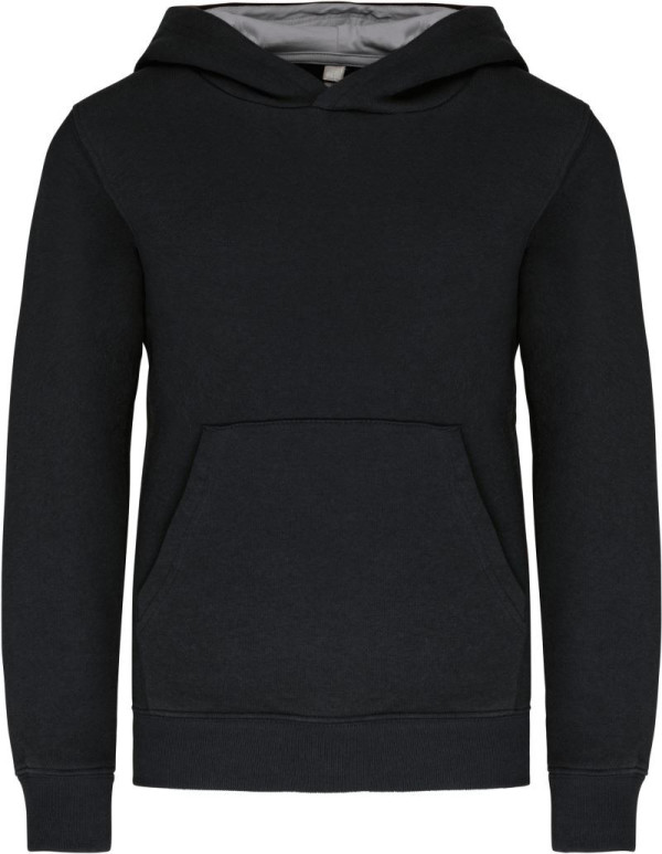 Kids‘ Contrast Hooded Sweatshirt